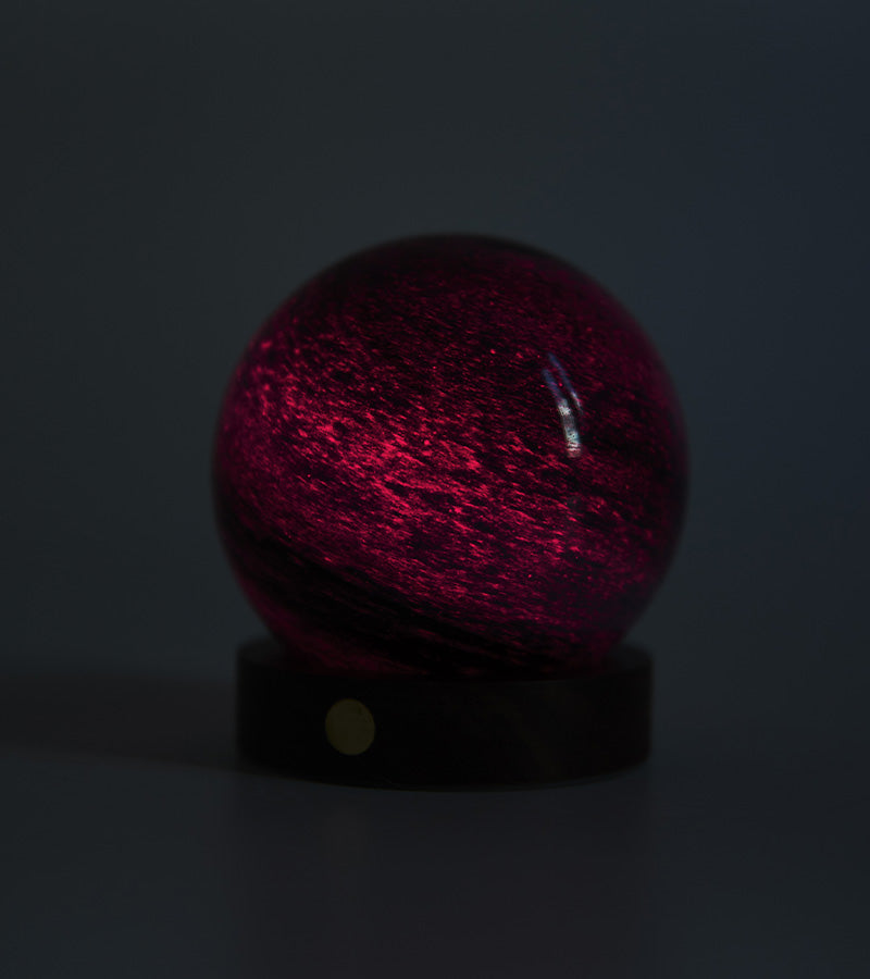 Veilleuse astrale en verre