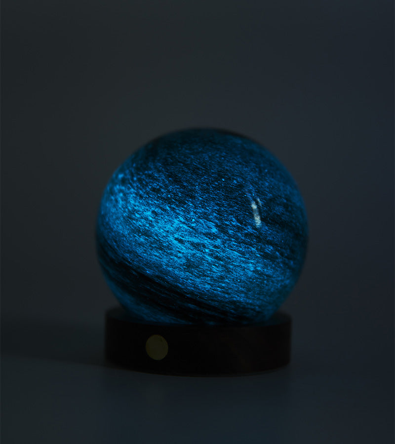 Veilleuse astrale en verre