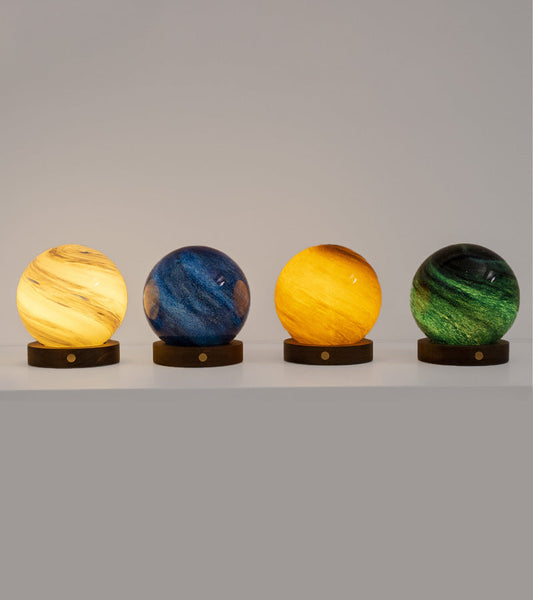 Luce notturna astrale in vetro