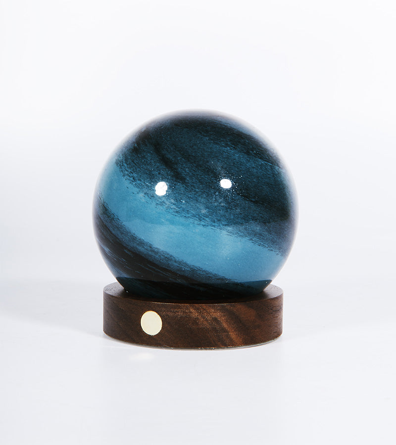 Veilleuse astrale en verre