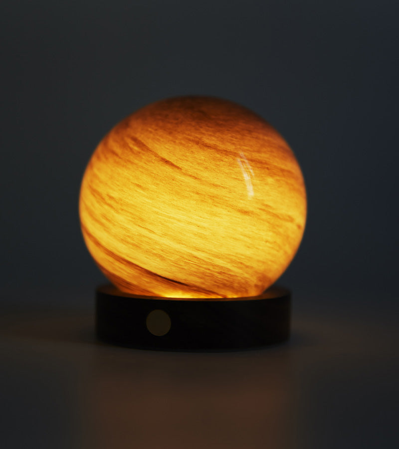Veilleuse astrale en verre