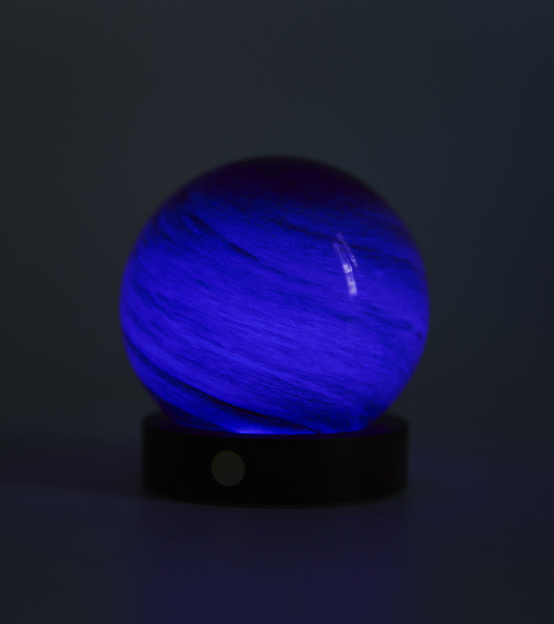 Veilleuse astrale en verre