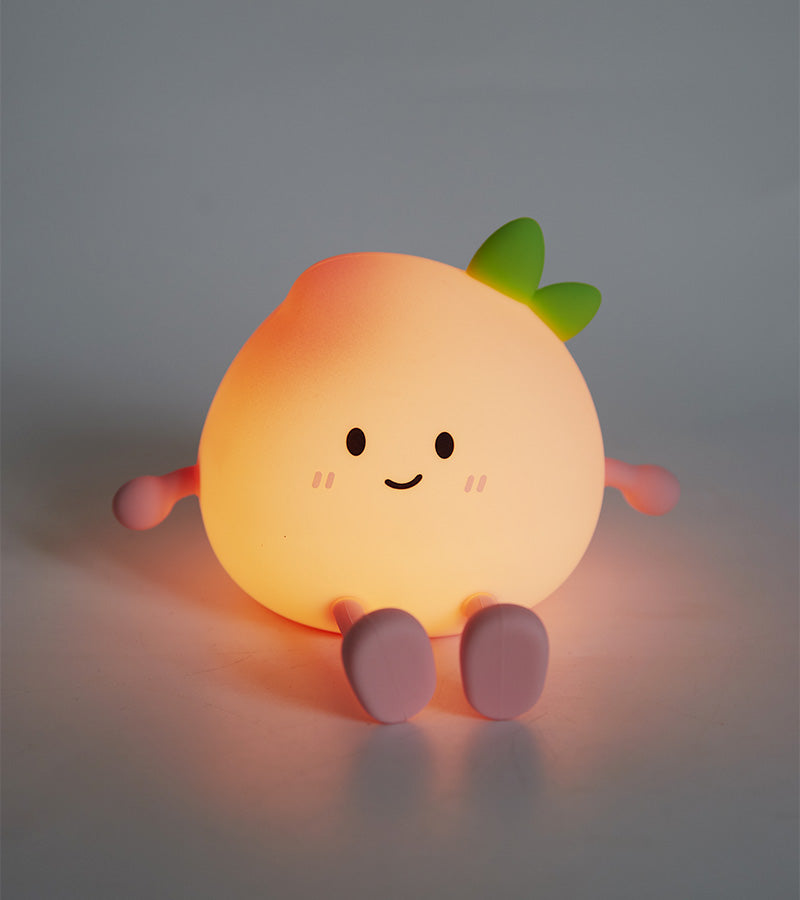 Veilleuse pêche sans fil, en silicone souple, et rechargeable.