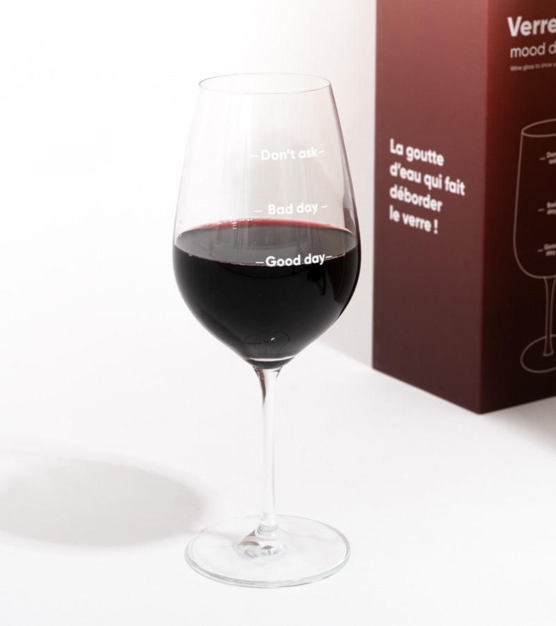 Calice da vino per mostrare il proprio umore