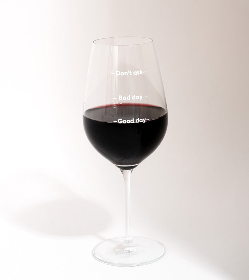 Calice da vino per mostrare il proprio umore